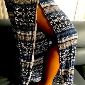 Beach high slit pants